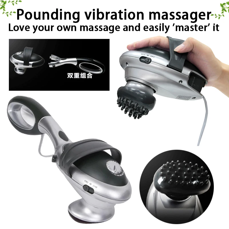 

Multi functional pounding vibration massager, intelligent handheld massage stick, portable neck, waist, back, and leg massager