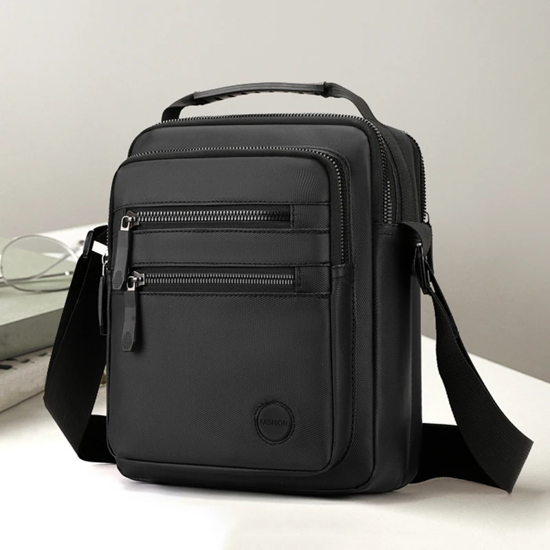 

Fashionable Men's Crossbody Bag, Adjustable Shoulder Strap, Multiple Pockets, Business Bag, Commuting Bag, Daily Bag, Etc
