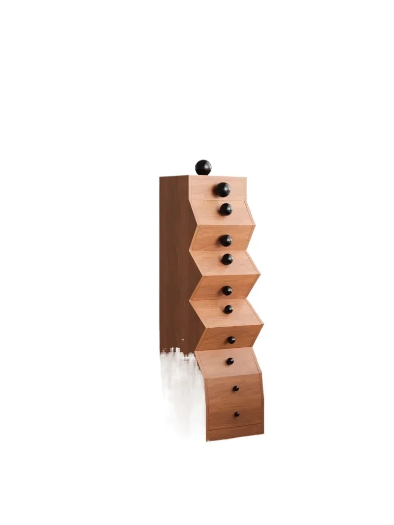 Chest cabinet multi-functional living room storage design special-shaped cabinet