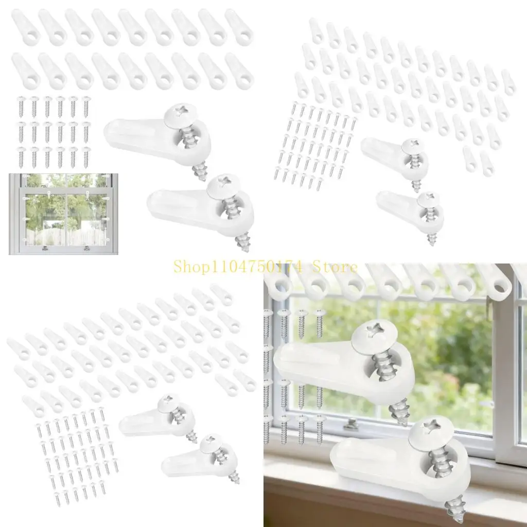 Window Screen Repair Hardware with Screws for White Retainer Use Top Sale