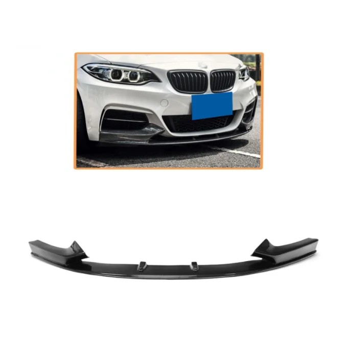 

Automotive Parts Front Bumper Lip For 2014-2019 BMW 2 Series Upgrade F22 F23 MP Carbon Fiber Front Lip