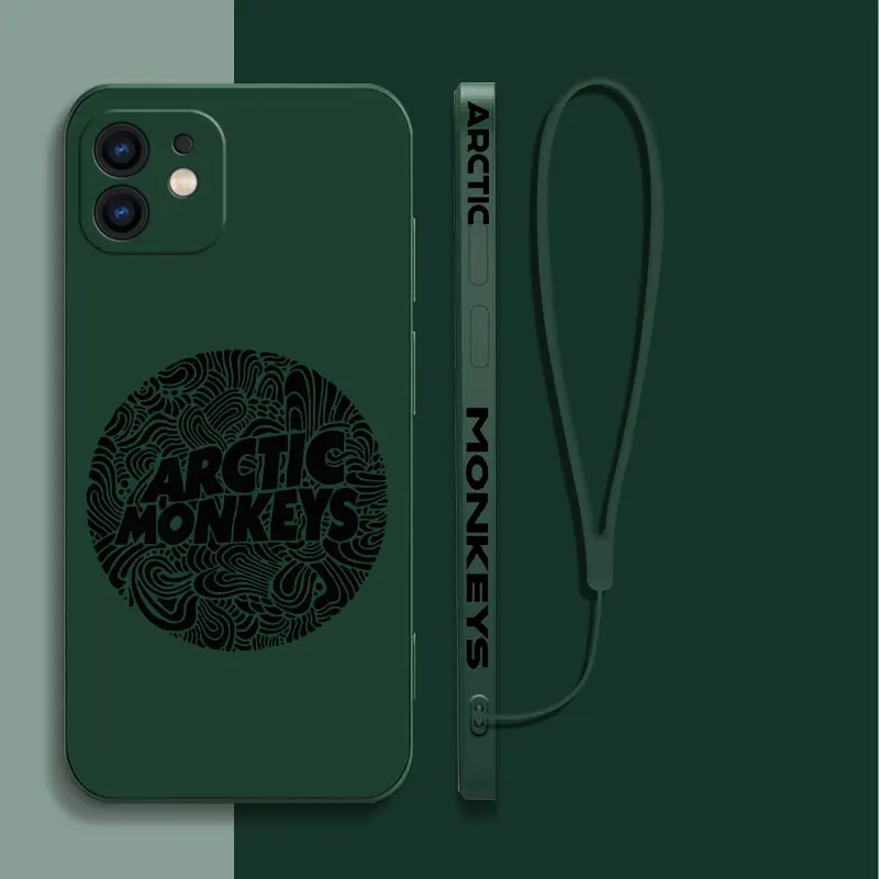 Arctic Monkeys Phone Case For iPhone 15 14 13 12 11 Pro Max Mini X XR XSMAX SE 8 7 6S Plus Soft Liquid Silicone Cover