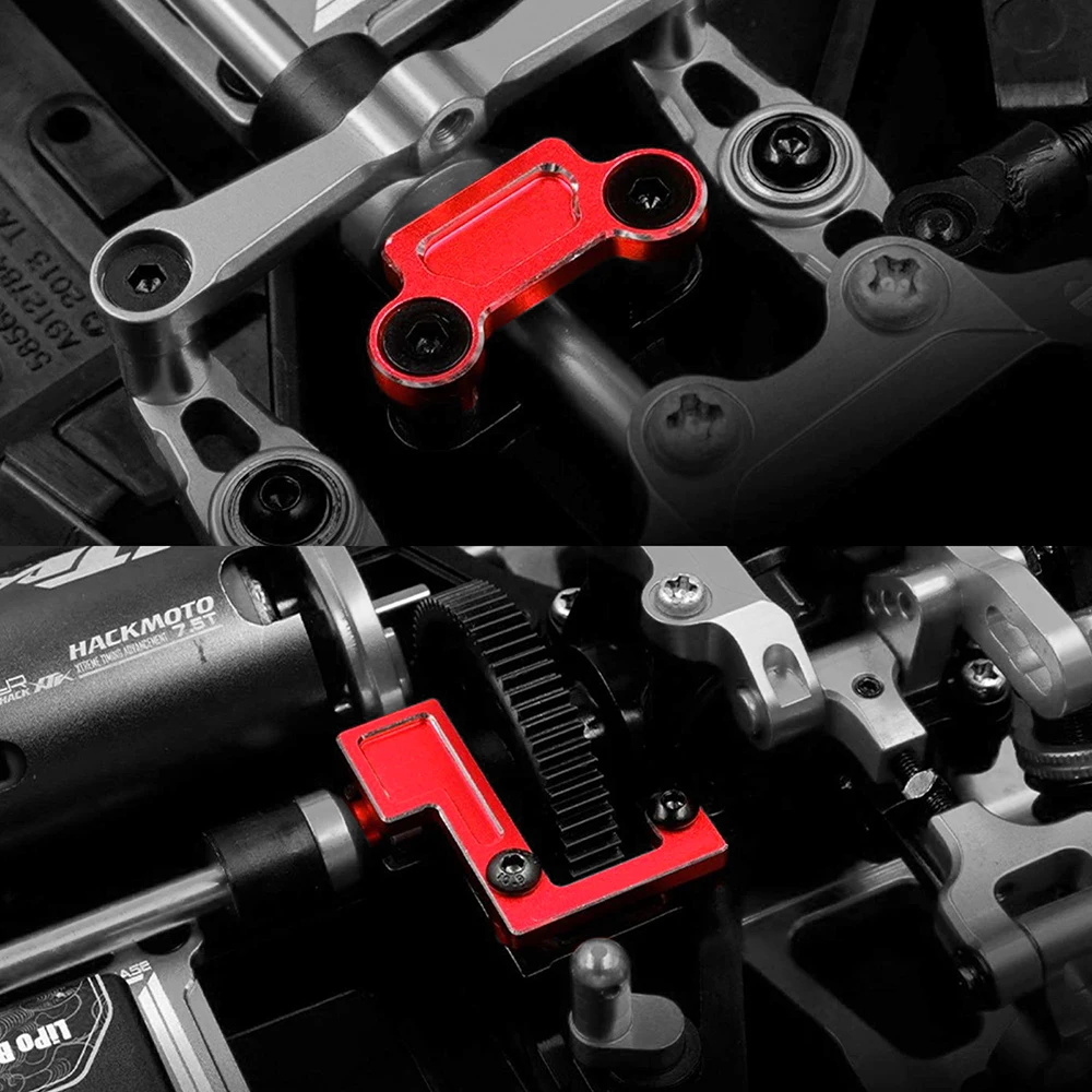 9IMOD RC Parts Main Shaft Bearing Holder Compatible with 1/10 Tamiya TT02 TT02B TATT-074BU RC Car