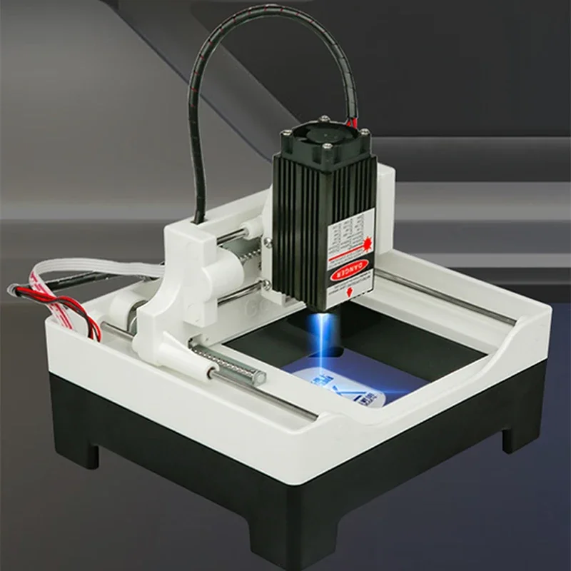 آلة نقش الورق/الخشب/المعادن بالليزر الصغيرة بالليزر DIY