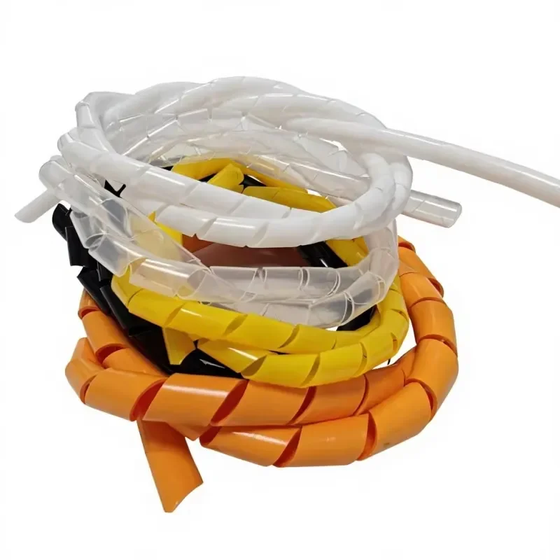 for Industrial Grade Insulated Spiral Cable Management Sleeve Waterproof and Dustproof Spiral Winding