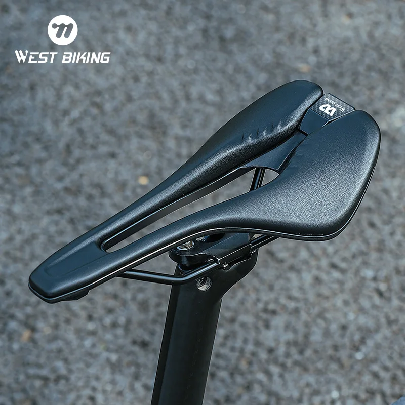 

WEST BIKING велосипедное седло MTB дорожное велосипедное сиденье седло дышащее противоударное велосипедное гоночное седло из искусственной кожи Нескользящая кожаная подушка