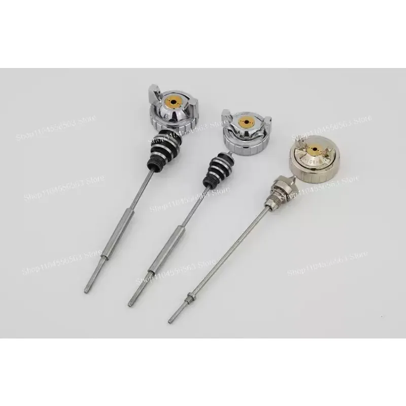Universal spray gun accessories 3-piece set - W-101/W-77/W-71 needle/nozzle/nozzle cover + spray gun cup