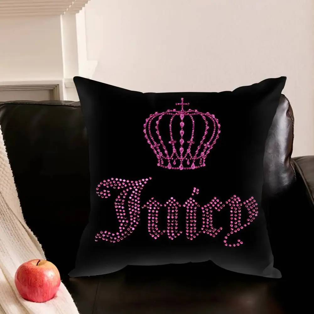 J-Juicy C-Couture  Various Sizes Square Pillowcase For Car Home Bedchamber Decor