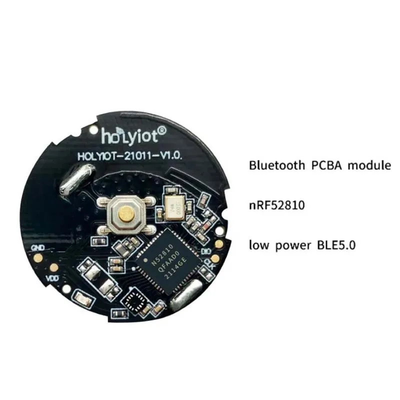 Imagem -04 - Holyiot-beacon Tag para Casa Inteligente Bluetooth 5.0 Baixo Consumo de Energia Sensor Módulo sem Fio Beacon Eddible para ot Nrf52810