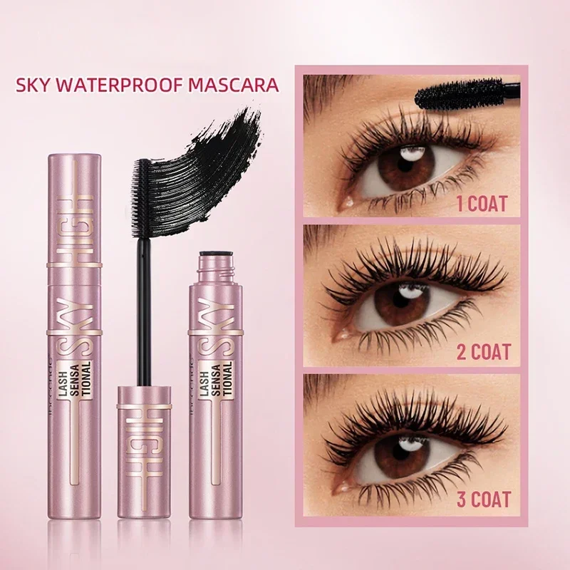 Eyelashes Lengthening Mascara Waterproof Long Lasting Silky Lash Black Eyelashes Extension Beauty Eye Make Up Korean Cosmetic