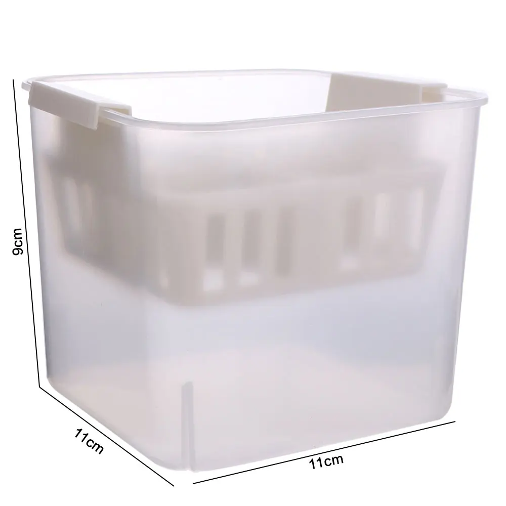 4 Grids Hydroponics Nursery Pots Clear Planter Containers Water Culture Planter Self Watering Plastic Tulip Bulb Planter