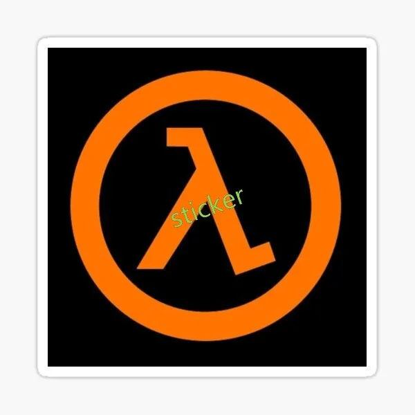 Creativity Half Life Lambda Symbol Decals Car Stickers Scratch-Proof Vinyl Accessories Waterproof Decoration