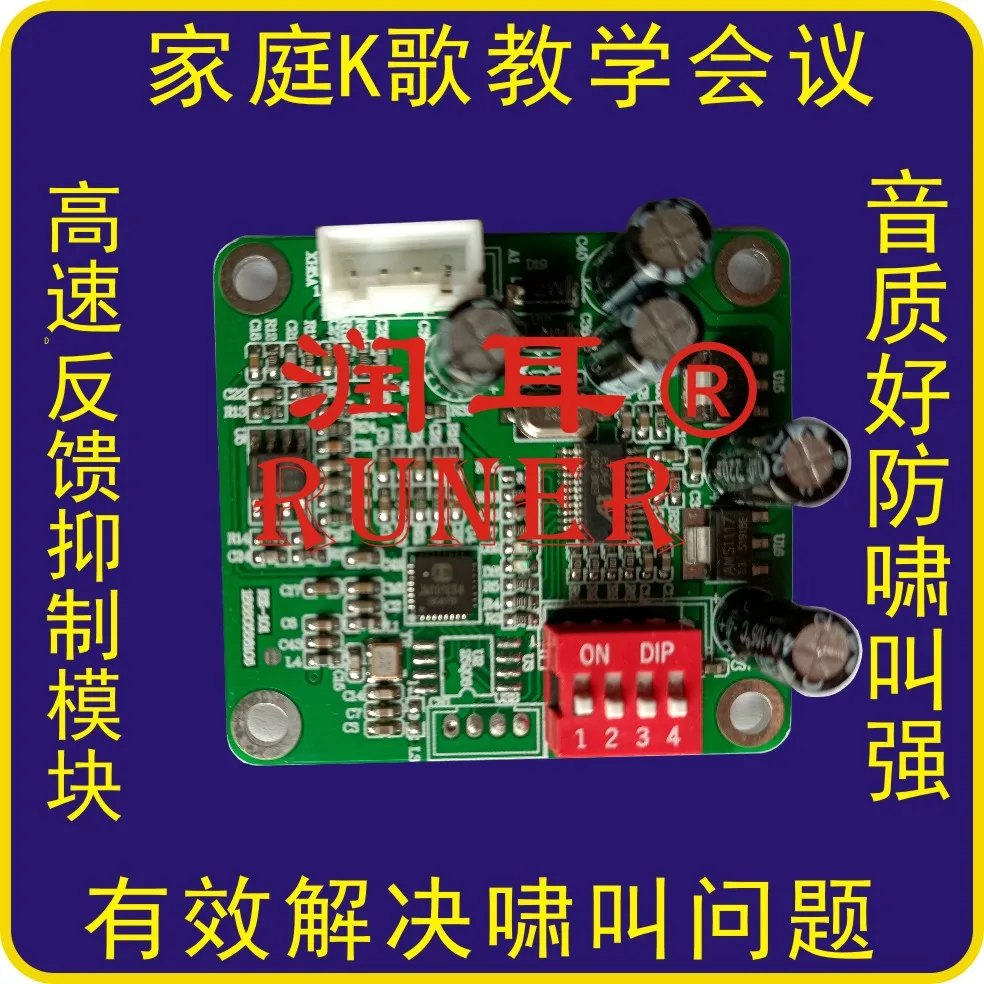 Professional Feedback Suppression Core Module, Anti Whistling Support Conference Stage Two Modes