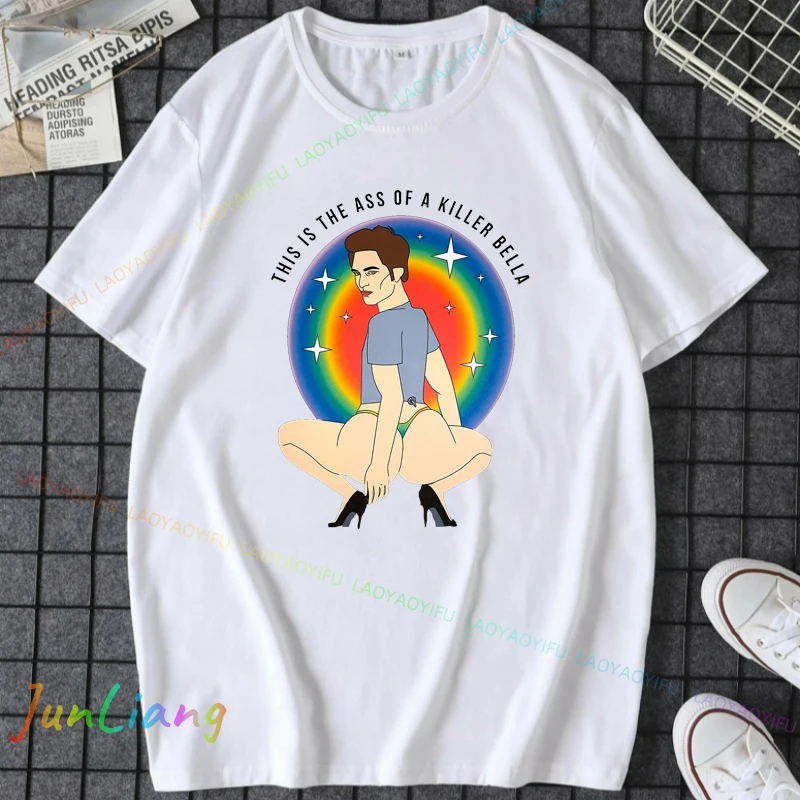 Summer The Ass of A Killer Bella T Shirt The Twilight Saga Graphic Funny T-Shirts Men Women Mens Clothing Harajuku Y2k Clothes