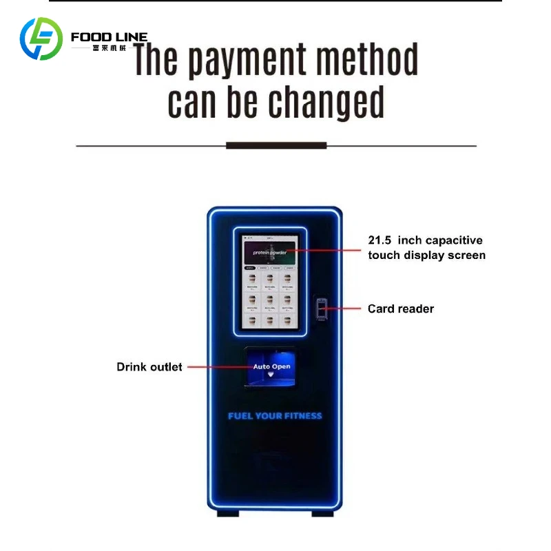 Customized Smart Protein Shake Machine with Touch Screen, Automatic Mixing Protein Powder Dispenser Kiosk for Fitness Center