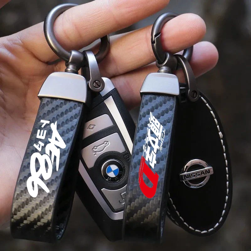 

Car Keychain Key Holder Keyring Key Chains Lanyard Initial D for Fujiwara Takahashi For Mazda Rx-7 Toyota A486 Movie Accessories