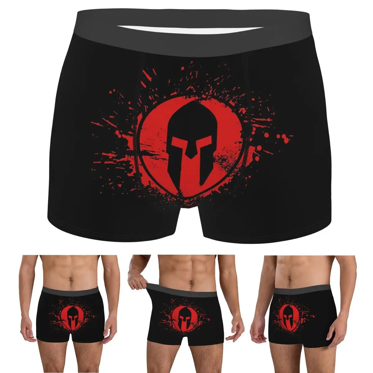 

Boxer Underpants Shorts Spartan Race Panties Male Soft Underwear for Homme Man Boyfriend Gifts