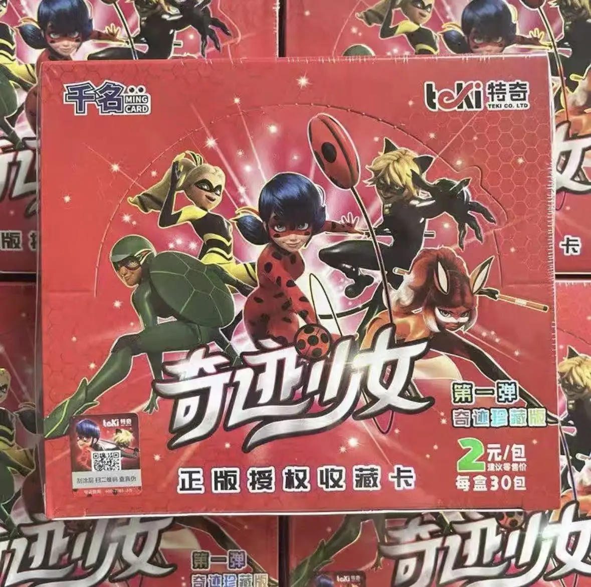 Genuine Miraculous Ladybug Collector Treasure Edition Collectible Card Wave 1 TCG Booster Box Cat Noir Trading Card Mystery Gift - view 3