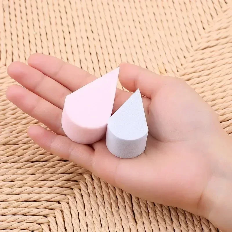 Hot Non Disposable Water Soaked Cosmetics Liquid Foundation Dry Powder Powder Makeup Sponge Petal Shaped Fan Puff Beauty Tols