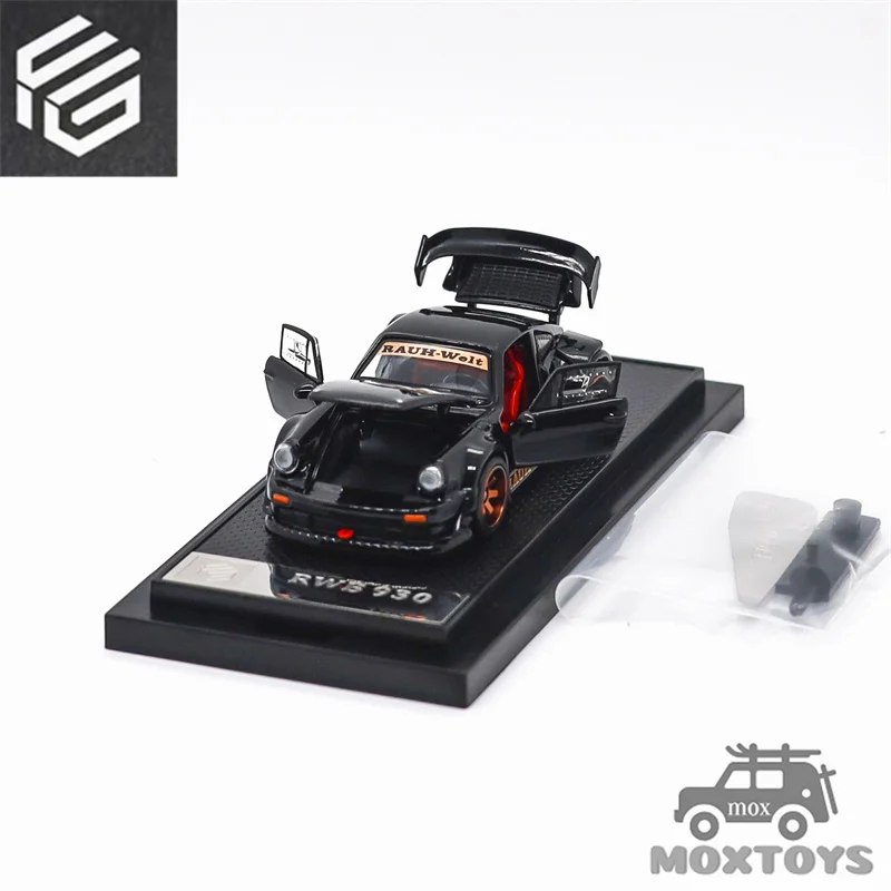 

FG 1:64 RWB930 black Diecast Model Car