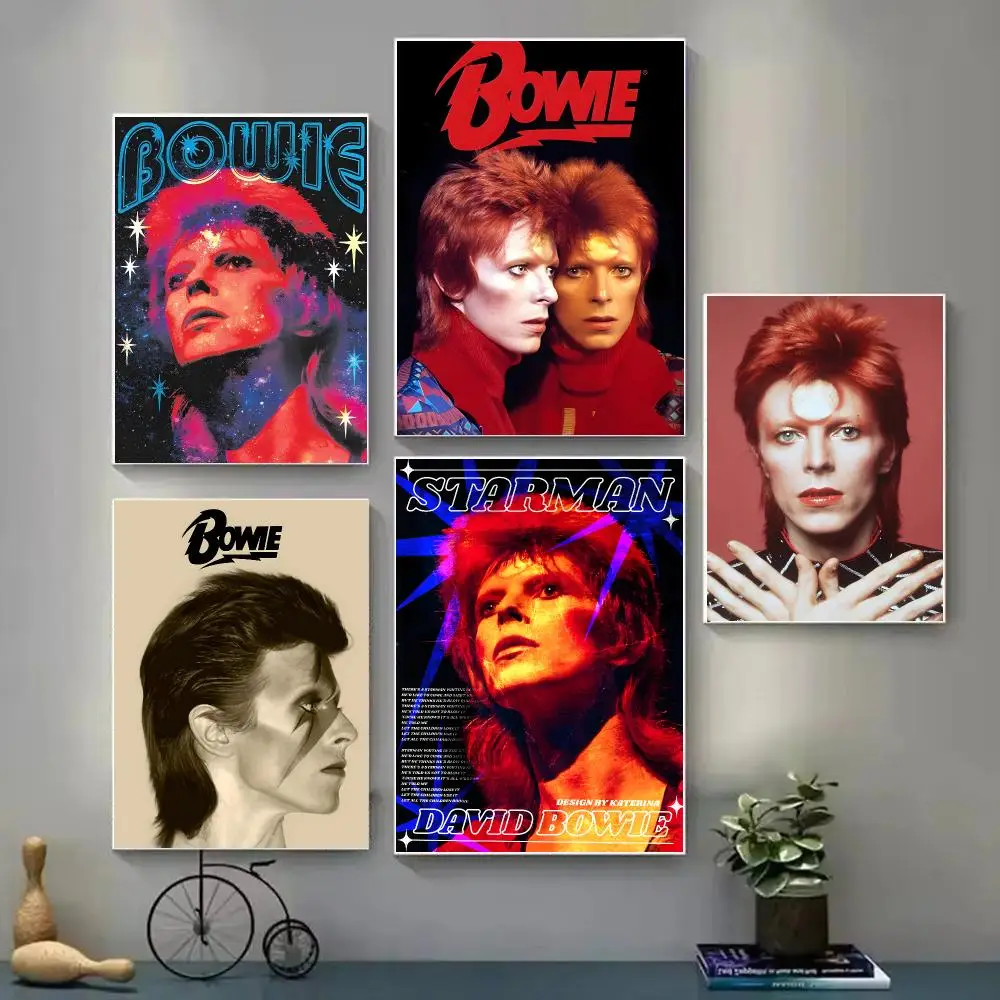 Noisenik D-David Bowie Poster Poster Art With Prints Home Bedroom Living Room Decoration Gift