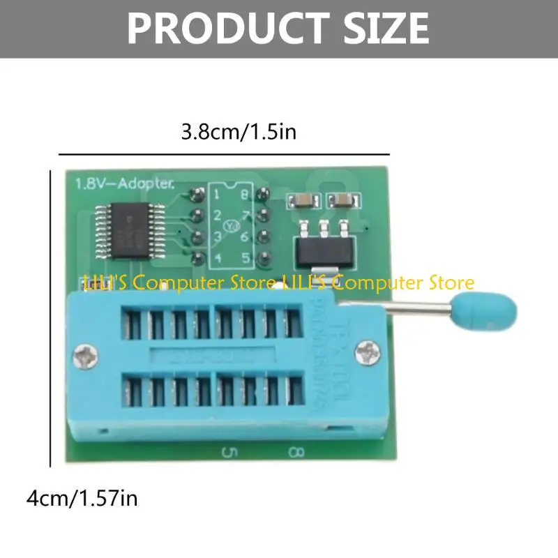 A52B 1 ชุด CH341A USB Programmer แพ็คเกจสำหรับ EEPROM BIOS ด้วยการทดสอบอะแดปเตอร์ 1.8V SOIC8