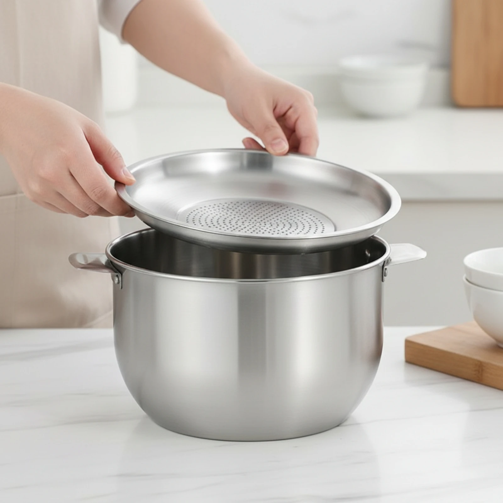 Oil Storage Pot with Strainer  - огляд і ціна Home Cooking Oil Filter