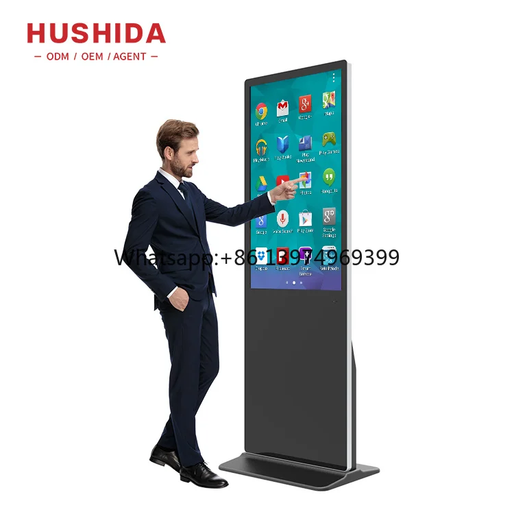 43 50 55 Inch Indoor OEM ODM Media Player 2K 4K Advertising Equipment Display Advertising Lcd Displayer