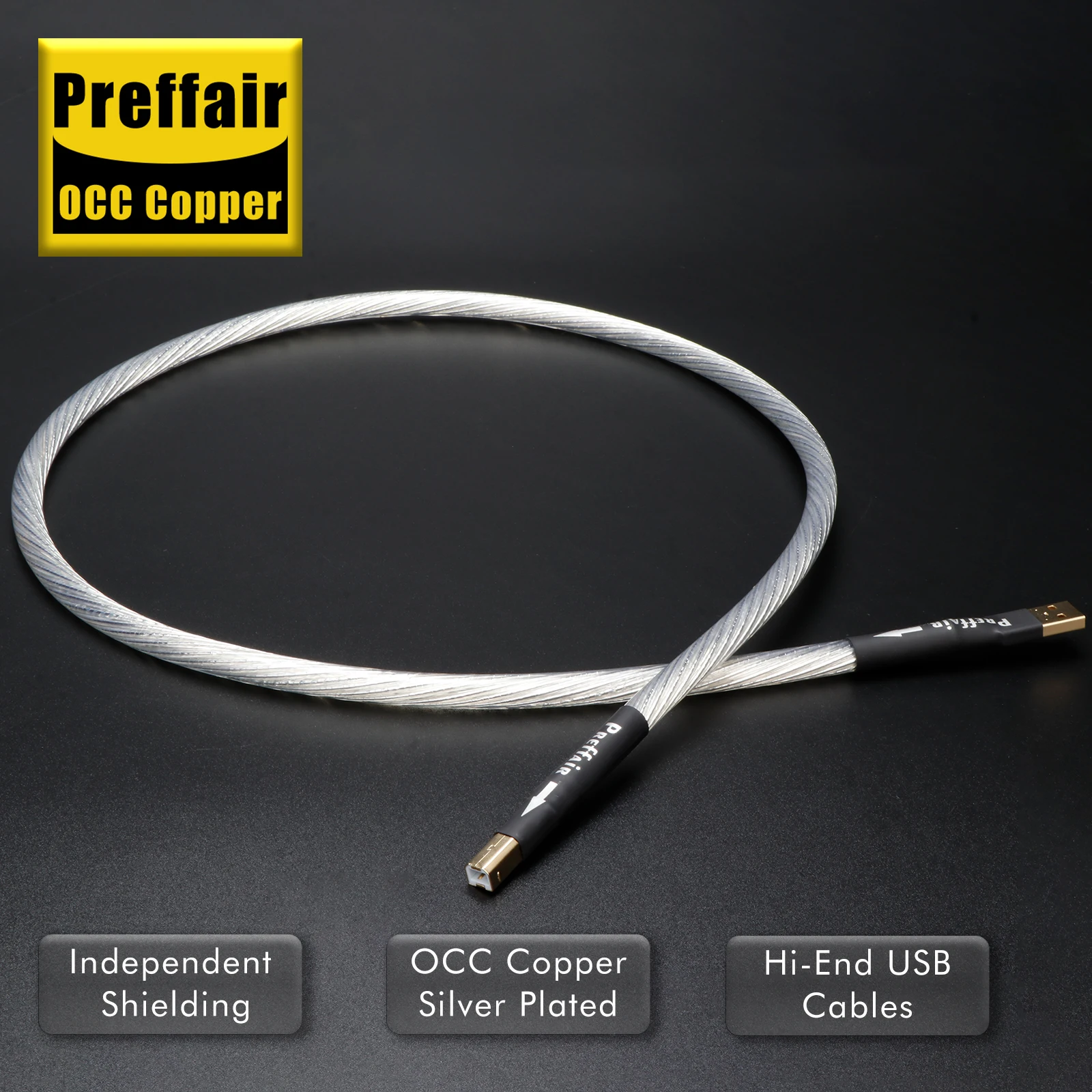 

High-end USB 2.0 Printing Cable USB Type A Male to B Male OCC Digital data cable Transfer Phone Charging Cable Printer Cord