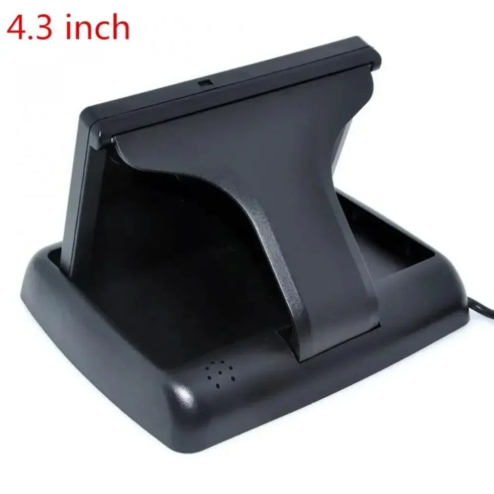 QueenDer Foldable 4.3 Inch TFT LCD Mini Car Monitor with Rear View Backup Camera for Vehicle Reversing Parking Systems