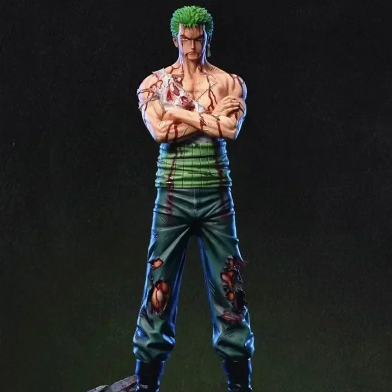 # 30cm One Piece Anime Action Figure Roronoa Zoro Vinsmoke Sanji Stand Posture Pvc Statue Figurine Model Collection Boy Toy Gifts