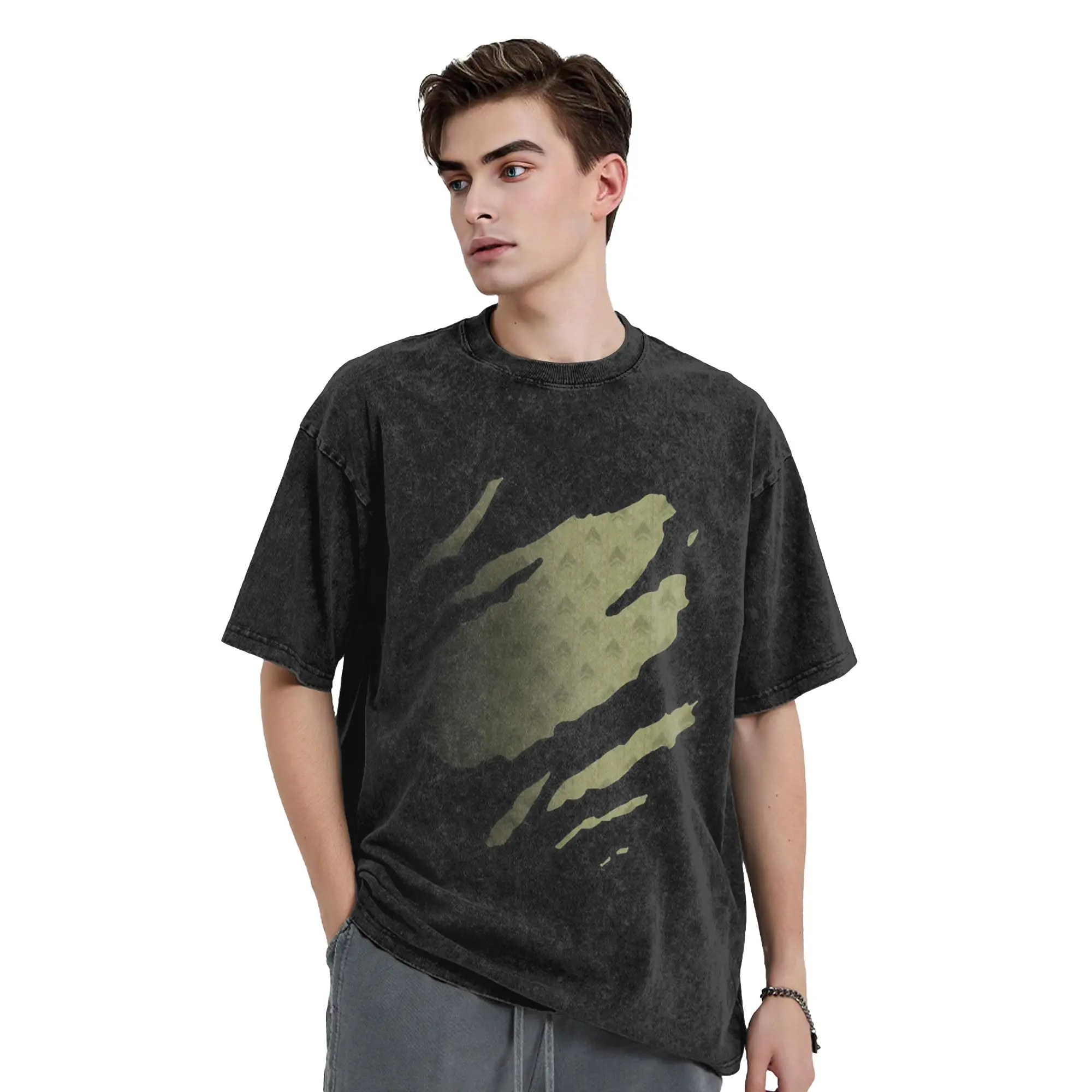 Washed T Shirts The Backrooms Lost and Found Vintage T-Shirts Street  Streetwear Short Sleeve Printed Tops Tops Tees