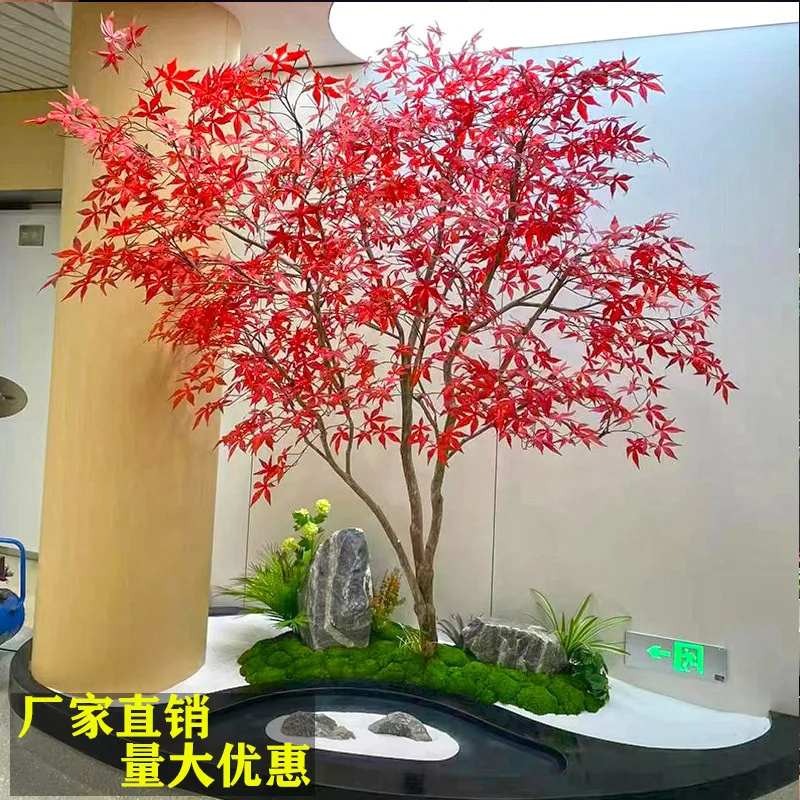 grand-arbre-artificiel-de-simulation-d'erable-rouge-pour-la-decoration-de-vitrine-de-centre-commercial-arbre-paysager-pour-l'amenagement-interieur-et-exterieur