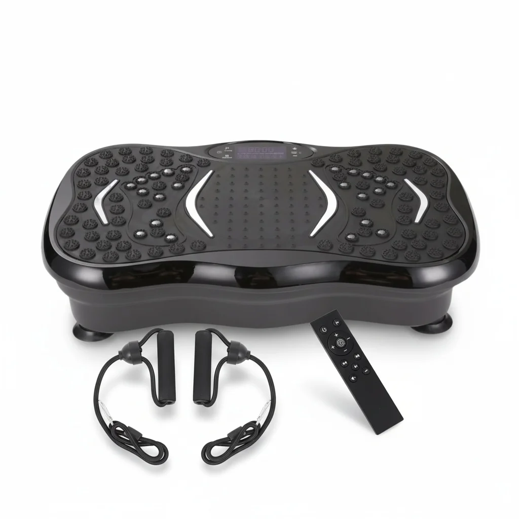 

Vertical Vibration Plate Exercise Machine, Whole Body Workout, Massage, Fitness Platform, Home Gym Equipment