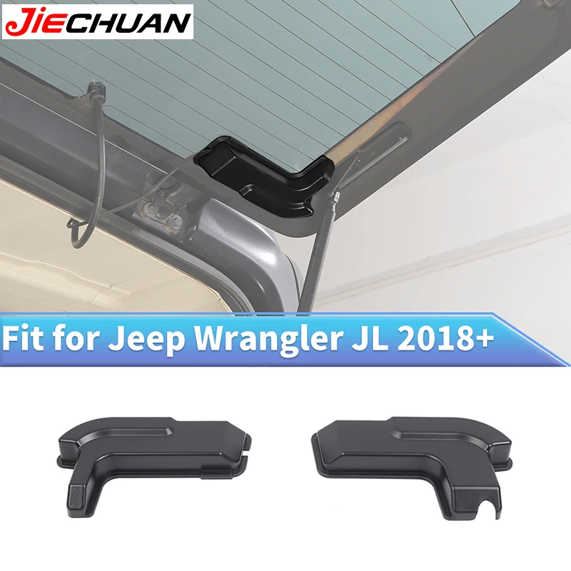 

JIECHUAN ABS Tailgate Glass Heating Wire Protection Decoration Cover Fit For Jeep Wrangler JL 2018 Up Car Interior Accessories