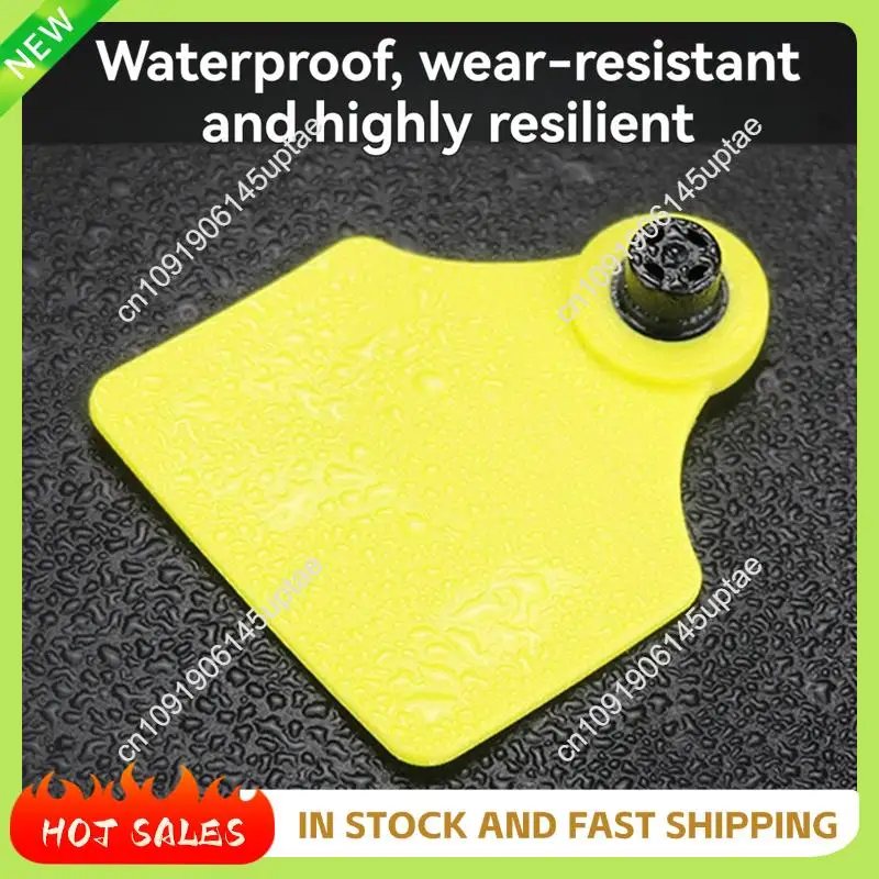 N88R 10Pcs RFID Uhfanimal Ear Tag ISO18000 6C Electronic Ear Tag Rfid Uhf Tag 860-960Mhz LF 134.2Mhz