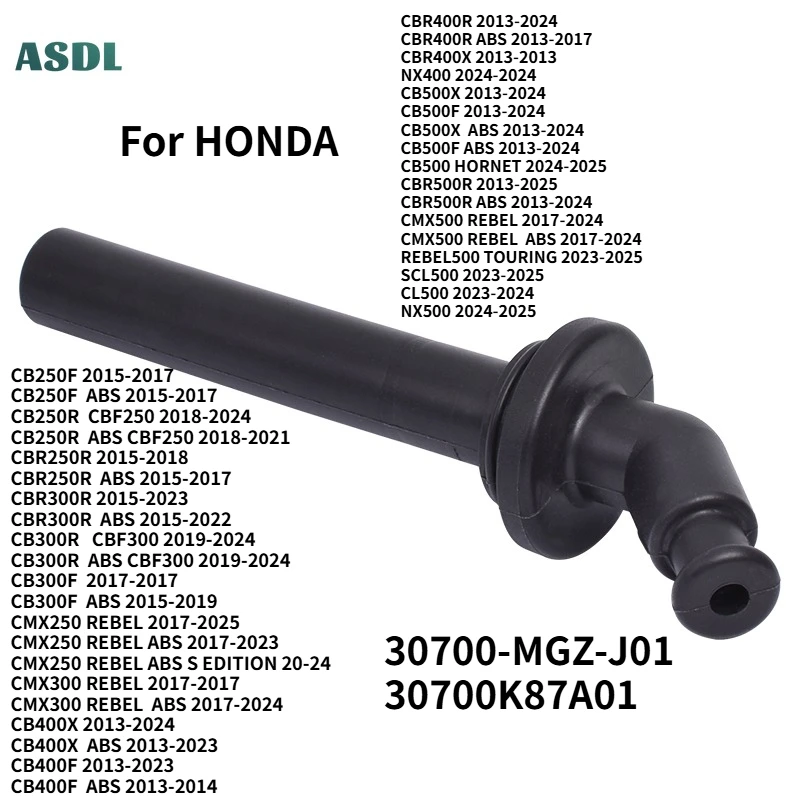 

Motorcycle High Pressure Cap Assy For HONDA CB250F CB250R CBR250 CBR300 CBR400 CBR500 CB300 CB500 CMX250 300 CB400 NX400 CL500