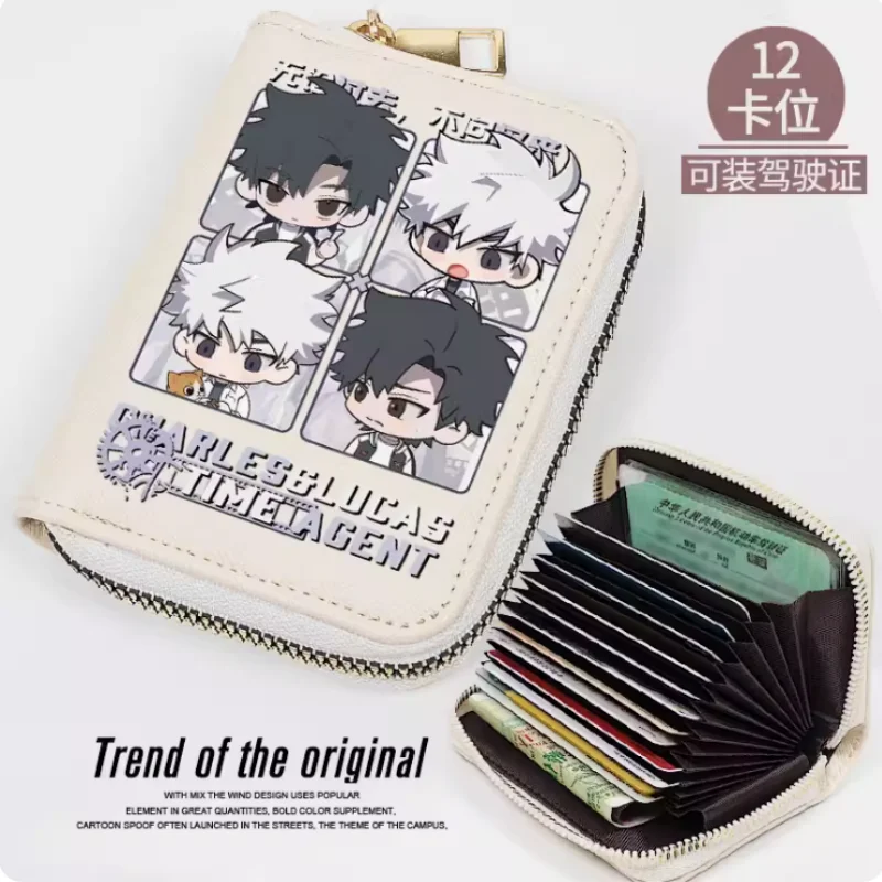 

Anime Link Click Charles Lucas Zipper Fashion Wallets PU Purse Card Holder Money Bag Cosplay Gift B355