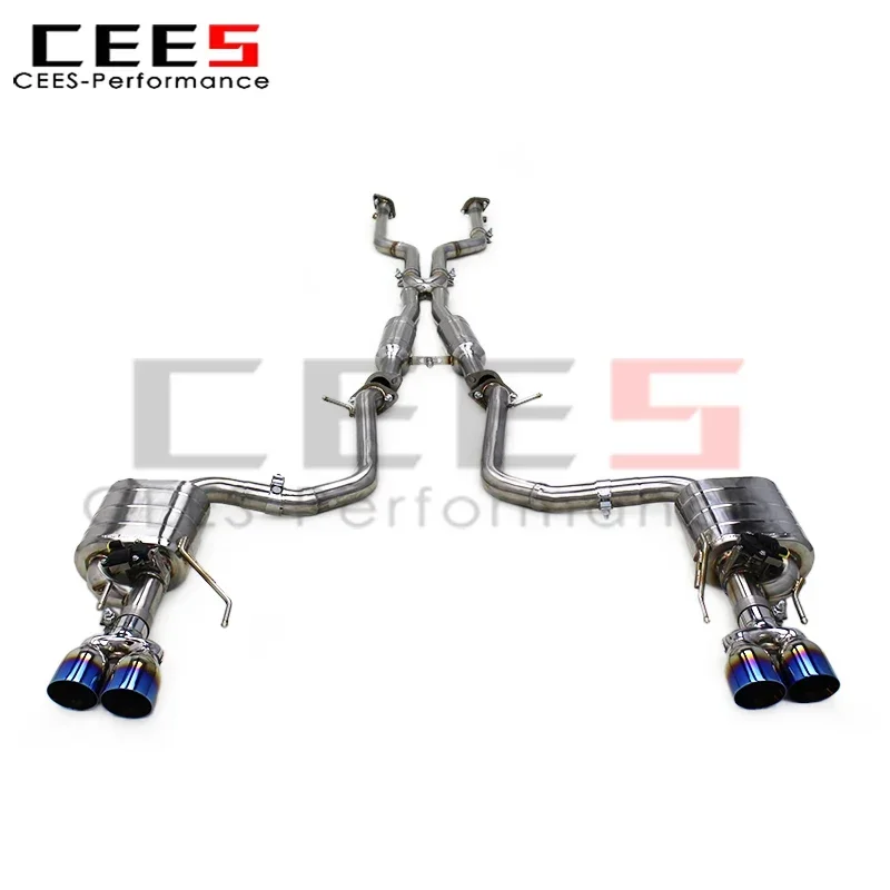 CEES Catback Exhaust Muffler Assembly for Lexus RC350 3.5L 2014-2021 Stainless Steel Escape Exhaust Pipe System Upgrade Racing