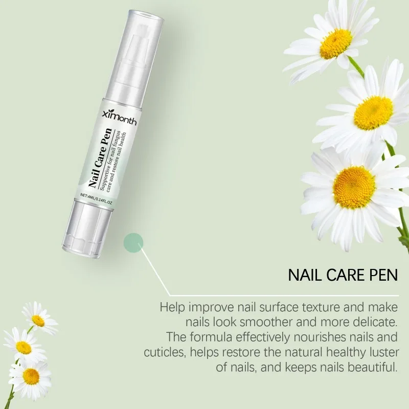 3PCS Portable Nail Care Pen, Gentle Moisturizing Care Nail Repair Strengthener, No Irritation Cuticle Nail Health Treatment