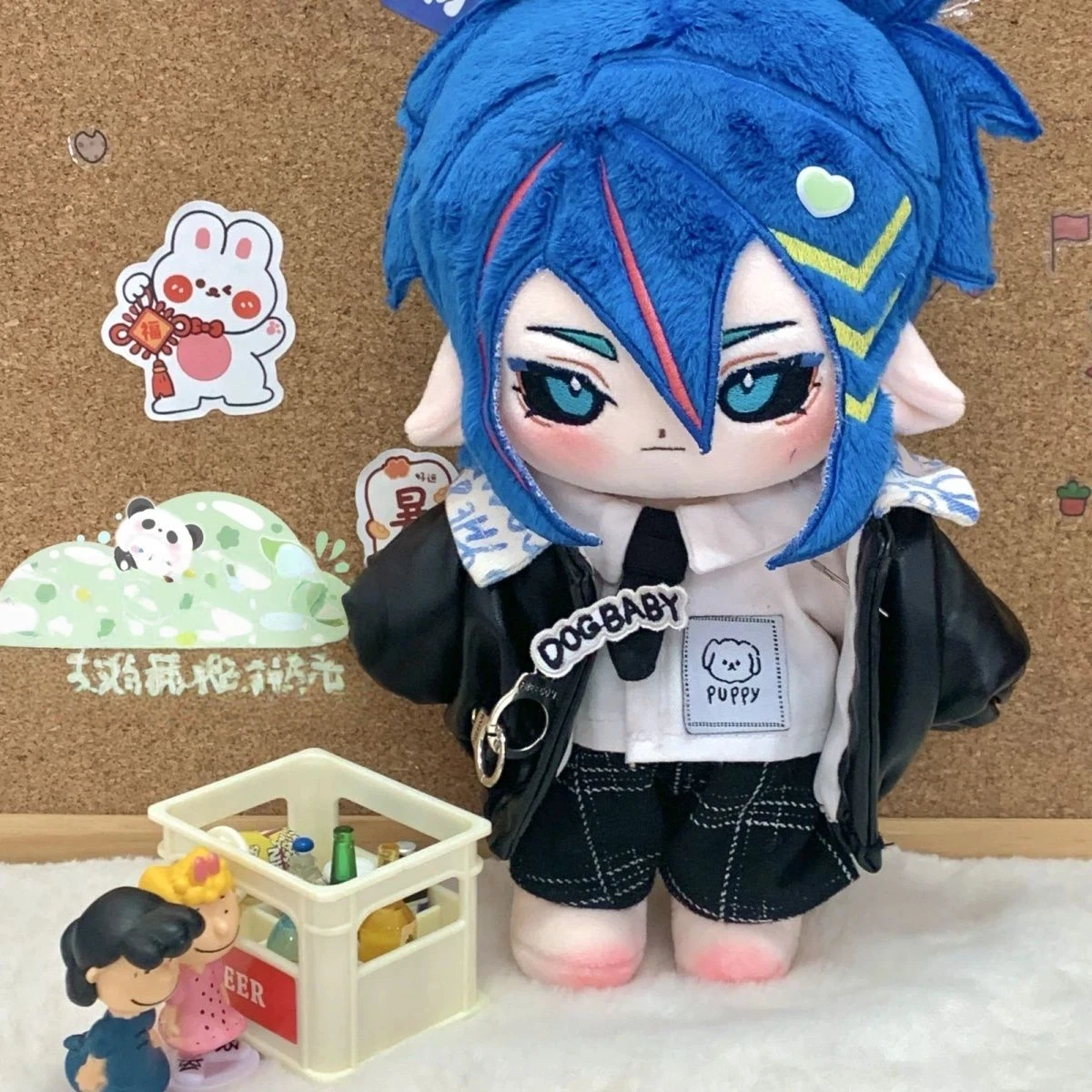 20cm AOTU Ninler Pluszowe Zabawki Miękki Korpus Przystojny Chłopak Cosplay Przebranie Ubrania Pluszaki Figurki Anime Prezent Urodzinowy