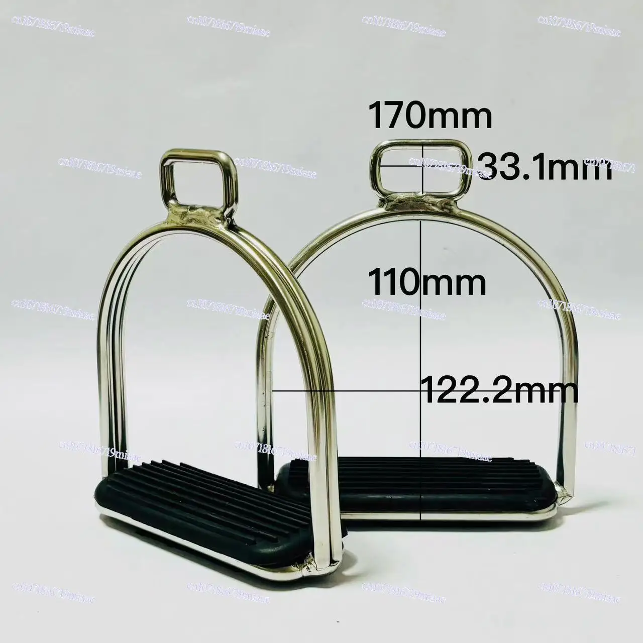 

Stainless Steel Unilateral Bilateral Unrusted Square Hole Pedal Riding Donkey Mule Pedal Riding Tackle Equestrian Saddle