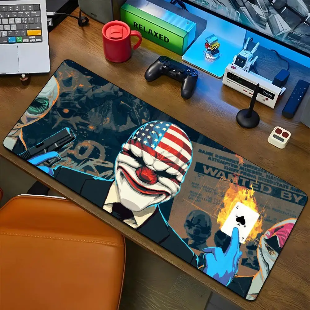 Payday 2 Mouse Pad Cartoon Lockedge Large Gaming Pad Computer Gamer Keyboard Mat Desk Mousepad PC Desk Pad