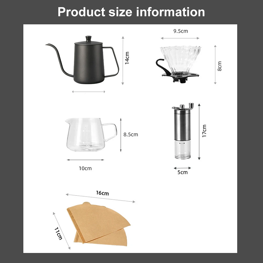 Semplice caffettiera manuale Brewings caffettiera multifunzionale utensili da caffè