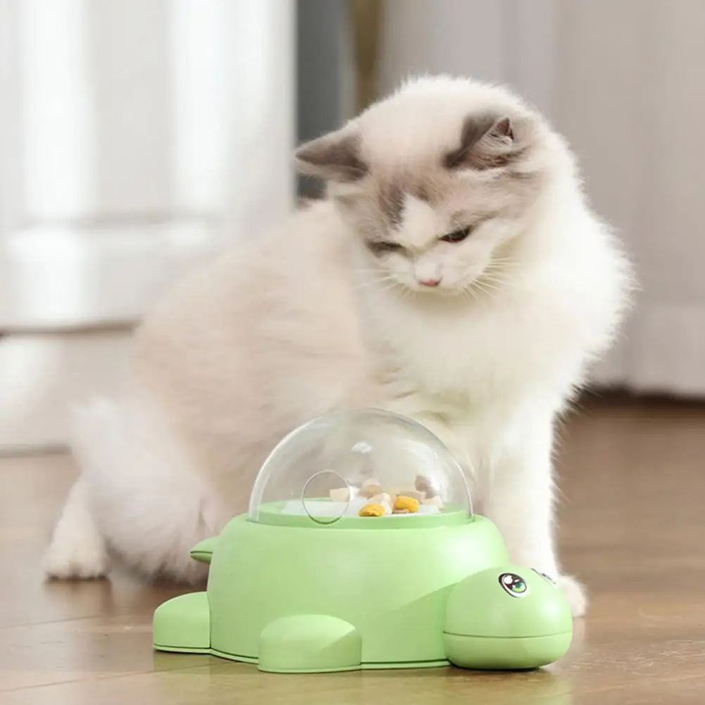 Cute Turtle Design Pet Feeder Pet Feeding Toy Turtle Shape Treat Dispenser for Cats Dogs Slow Feeder Food Puzzle Mentally