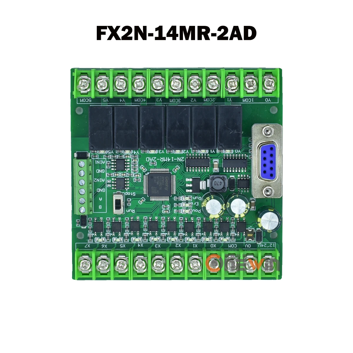 FX2N PLC DC12V-24V FX2N-10MR 10MT 14MR 14MT 20MR 20MT 24MR 24MT 30MR 30MT อุตสาหกรรมคอนโทรลเลอร์แบบตั้งโปรแกรมได้ RS232 RS485 อนาล็อก