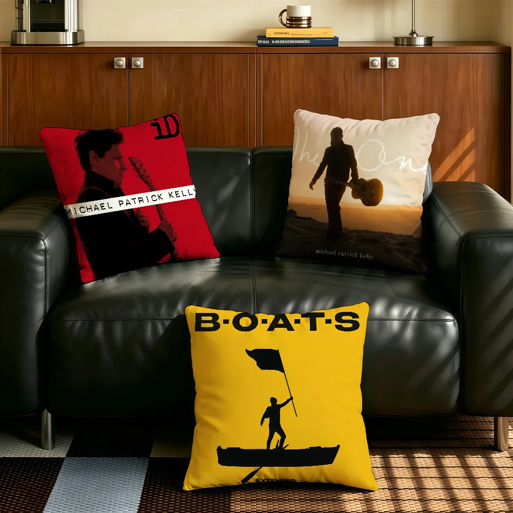 Singer M-Michael P-Patrick Kelly cushion cover Comfortable Decorative For Bedroom Living room Dormitory Picnic and Holiday