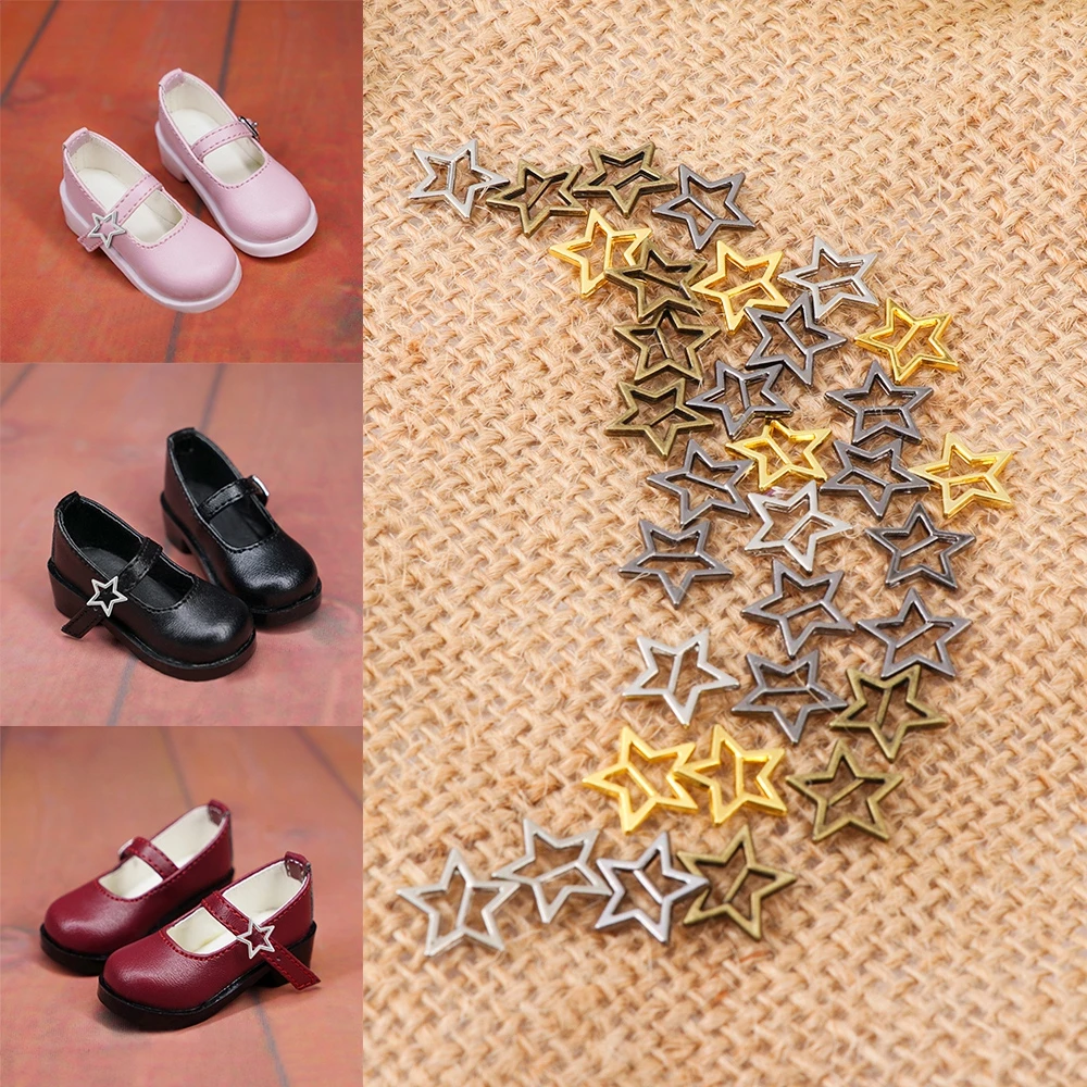 20 قطعة أحدث 4 ألوان صغيرة جدا لتقوم بها بنفسك دمى أبازيم حزام أزرار أكياس دمية اكسسوارات ثلاثي الإنزلاق ستار مشبك