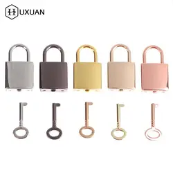 1Pcs Heart Shape Vintage Metal Mini Padlock Bag Suitcase Luggage Box Key Lock With Key