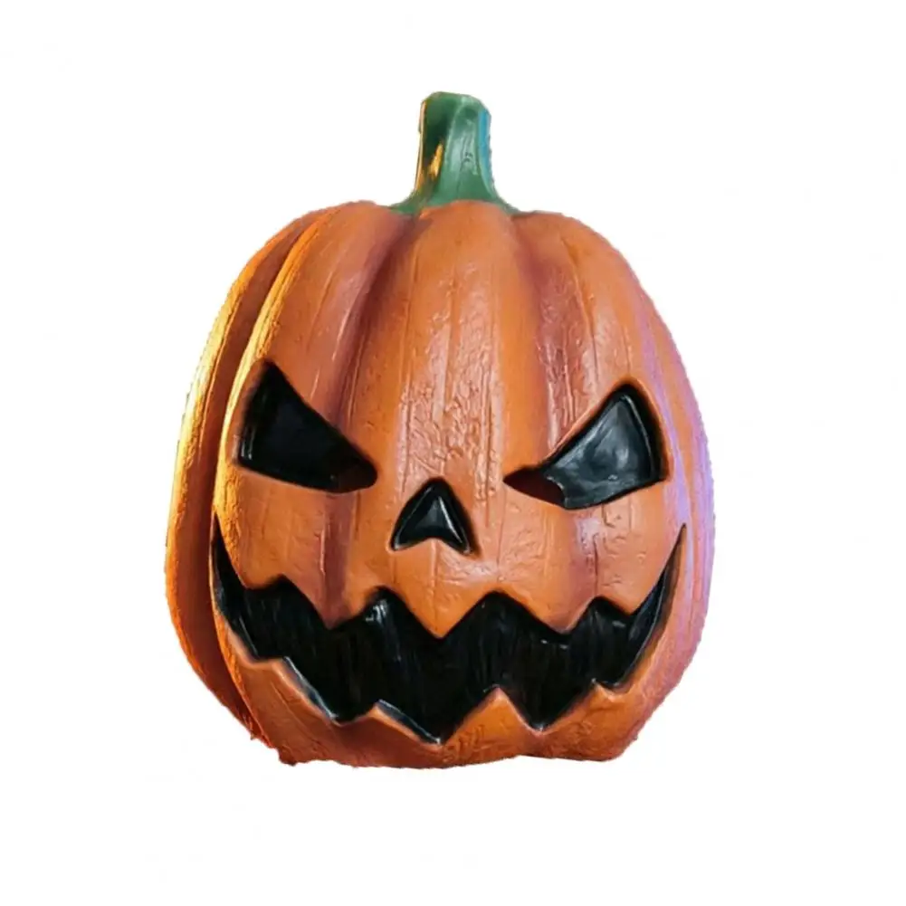 Realistic Halloween Pumpkin Mask Detailed Pumpkin Costume Mask Halloween Pumpkin Mask Realistic Latex Full Head Costume Party